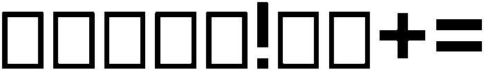 Forest otf (400) Font OTHER CHARS