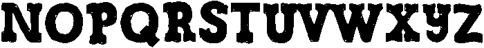 Forest tramp Normal otf (400) Font UPPERCASE