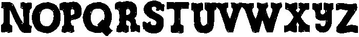Forest tramp Normal otf (400) Font LOWERCASE