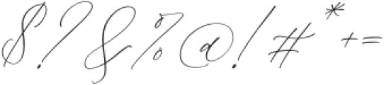 Foresta Monesta Script Italic otf (400) Font OTHER CHARS