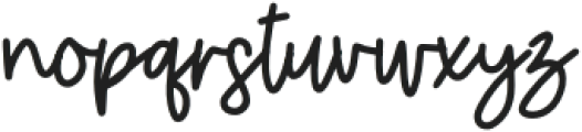 Forestborn Script Regular otf (400) Font LOWERCASE