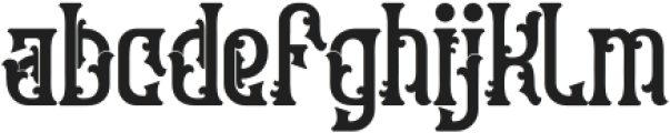 Forestness Regular otf (400) Font LOWERCASE