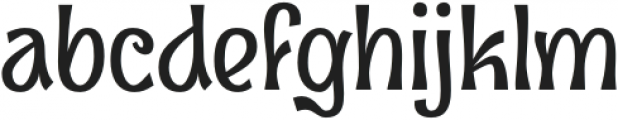 Forestory Condensed otf (400) Font LOWERCASE