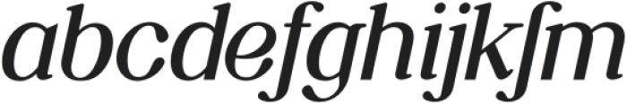 Forestyland Medium Italic otf (500) Font LOWERCASE