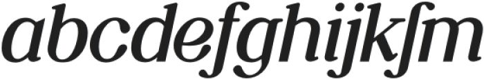 Forestyland SemiBold Italic otf (600) Font LOWERCASE