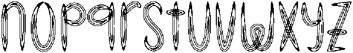 Forever Regular otf (400) Font LOWERCASE