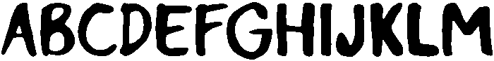 Forever Regular otf (400) Font UPPERCASE