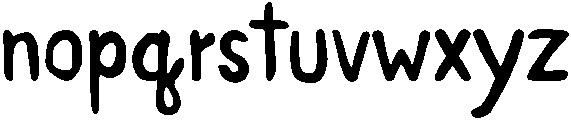 Forever Regular otf (400) Font LOWERCASE