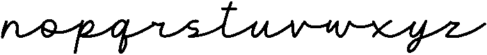 Forever-Regular otf (400) Font LOWERCASE