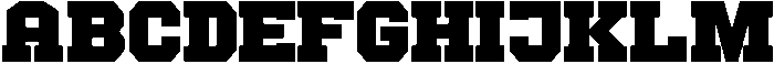 Forge Block Black otf (900) Font UPPERCASE