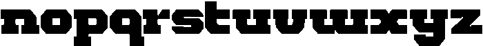 Forge Block Black otf (900) Font LOWERCASE