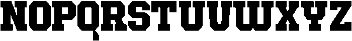 Forge Block Bold otf (700) Font UPPERCASE