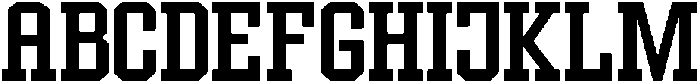 Forge Block Light otf (300) Font UPPERCASE