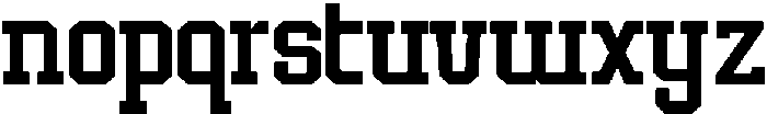 Forge Block Light otf (300) Font LOWERCASE