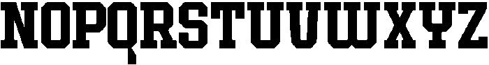 Forge Block Medium otf (500) Font UPPERCASE