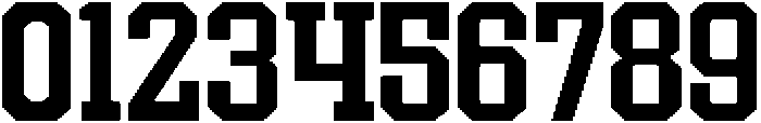 Forge Block Regular otf (400) Font OTHER CHARS