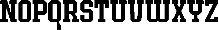 Forge Block Regular otf (400) Font UPPERCASE