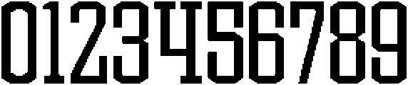 Forge Block Thin otf (100) Font OTHER CHARS