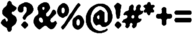 Forge Garage Blackletter Regular otf (900) Font OTHER CHARS