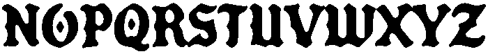 Forge Garage Blackletter Regular otf (900) Font UPPERCASE