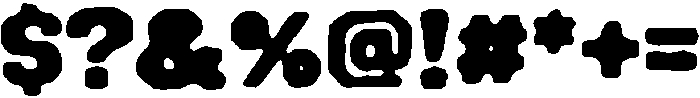 Forge Garage Sans Regular otf (400) Font OTHER CHARS