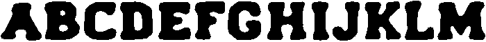 Forge Garage Sans Regular otf (400) Font UPPERCASE