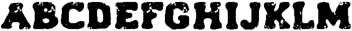 Forge Garage Sans Textured otf (400) Font UPPERCASE