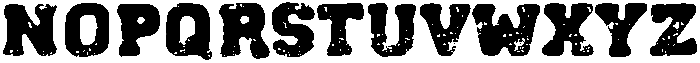 Forge Garage Sans Textured otf (400) Font UPPERCASE