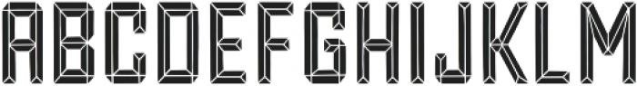 Forged otf (400) Font UPPERCASE