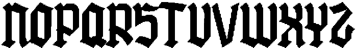 Forgore Regular otf (400) Font UPPERCASE