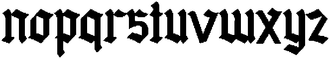 Forgore Regular otf (400) Font LOWERCASE