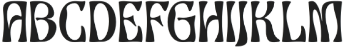 Foridust Regular otf (400) Font UPPERCASE