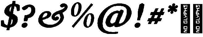 Forint Black Italic otf (900) Font OTHER CHARS