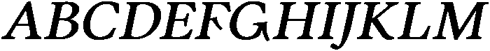 Forint Bold Italic otf (700) Font UPPERCASE