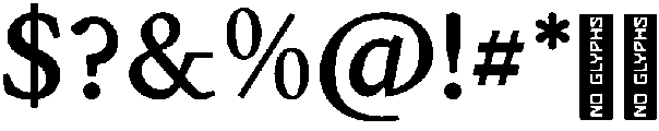 Forint Bold otf (700) Font OTHER CHARS
