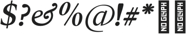 Forint Italic otf (400) Font OTHER CHARS