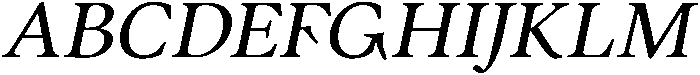 Forint Medium Italic otf (500) Font UPPERCASE