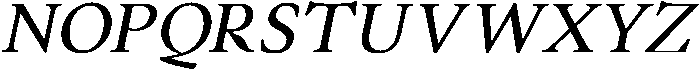 Forint Medium Italic otf (500) Font UPPERCASE