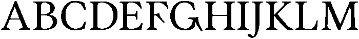 Forint Medium otf (500) Font UPPERCASE