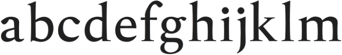 Forint Regular otf (400) Font LOWERCASE