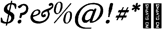 Forint Semibold Italic otf (600) Font OTHER CHARS
