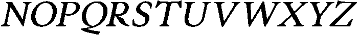 Forint Semibold Italic otf (600) Font UPPERCASE