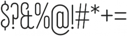 Forjada Light otf (300) Font OTHER CHARS