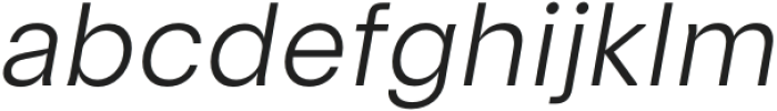 Formative Light Italic otf (300) Font LOWERCASE
