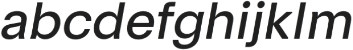 Formative Medium Italic otf (500) Font LOWERCASE