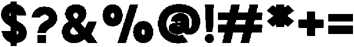 Formuno Regular otf (400) Font OTHER CHARS