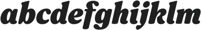 Forrest Heavy Italic otf (800) Font LOWERCASE
