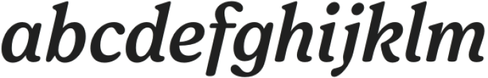 Forrest Medium Italic otf (500) Font LOWERCASE