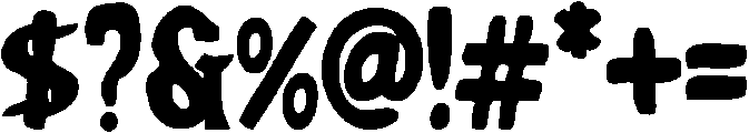 Forsaken otf (400) Font OTHER CHARS