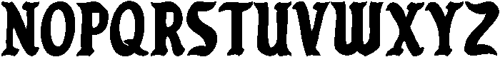 Forsaken otf (400) Font LOWERCASE